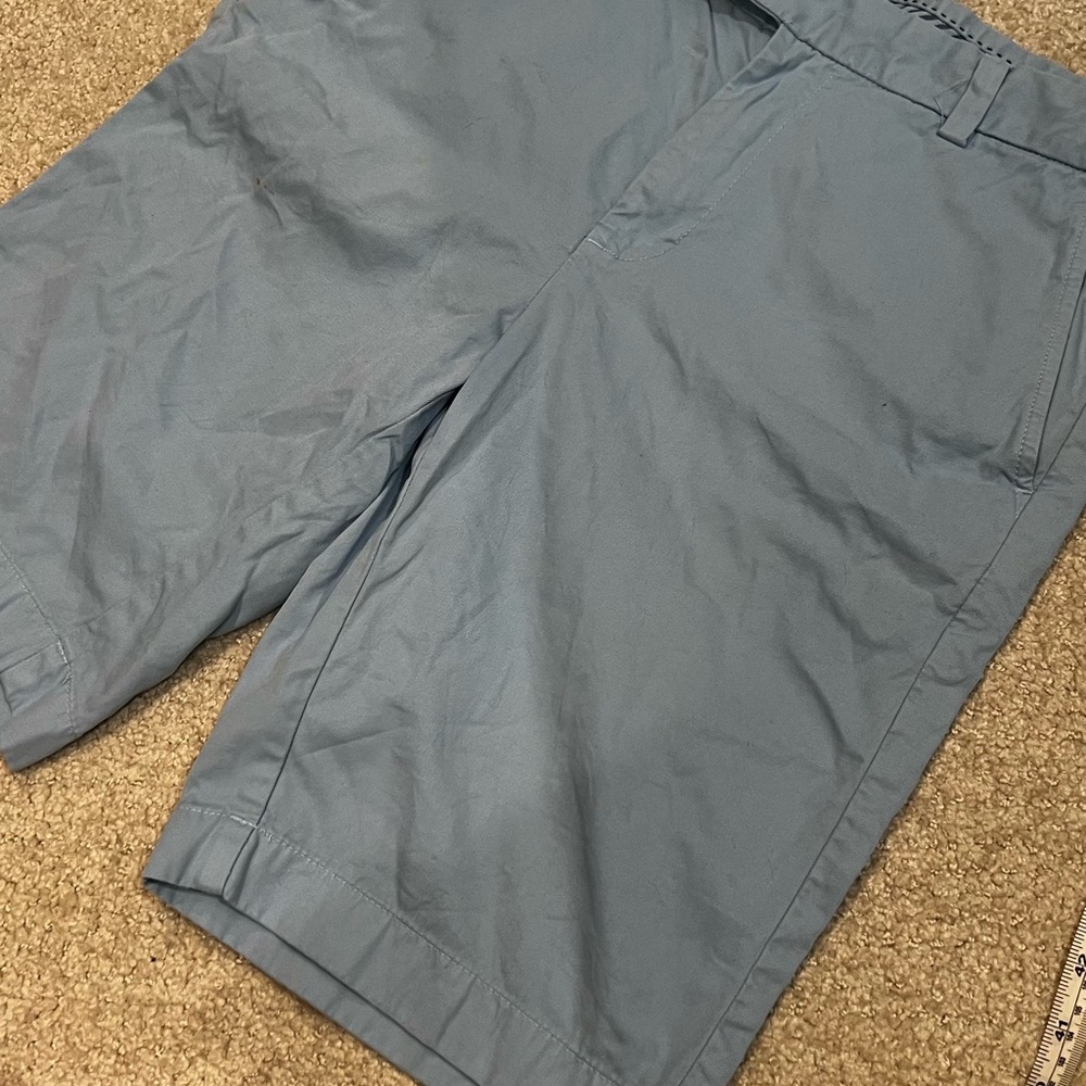 Brooks Brothers Light Blue Flat Front Shorts size 32